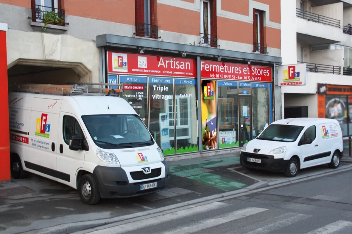 Showroom et magasin AFS à Livry-Gargan